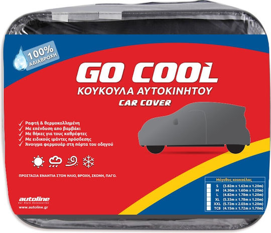 Go Cool Покривало за автомобил 382x163x120cm Водоустойчив Small