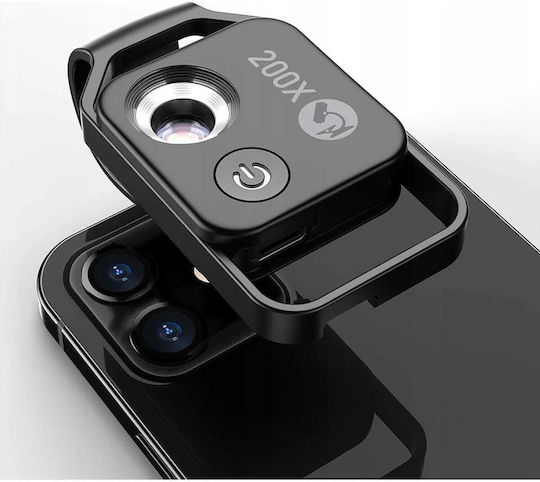 Apexel Phone Camera Lens Set Microscope / Zoom 200x