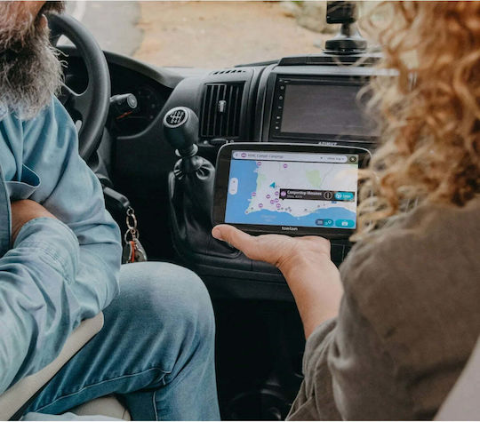 Tomtom Go Camper Max 700 Premium Pack Σύστημα Πλοήγησης Gps 7" Χάρτες Ευρώπης & Ενημερώσεις Μέσω Wi-fi