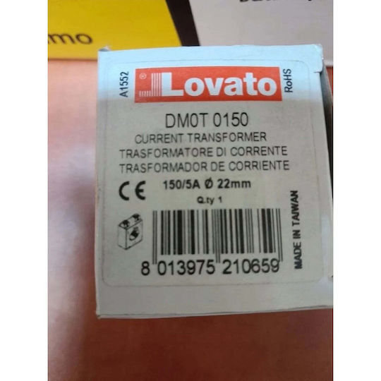 Lovato Electric Elektrische Leistungstransformator Strom 150/5a Klasse 1 Lochdurchmesser 22mm Dm0t0150