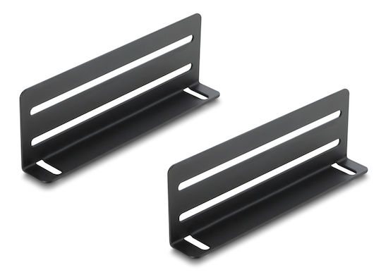 Delock Ράφι Rack 19" 91069 1u Βάθος 154mm Μαύρο Dm133404