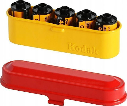 135 Film Case Small Red Yellow