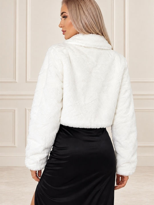 Κοντή Γυναικεία Γούνα White