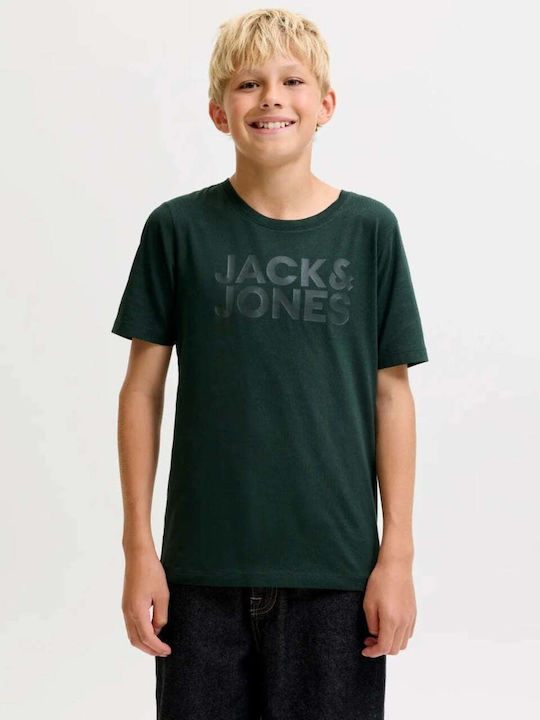 Παιδικό T-shirt Dark Green Crew