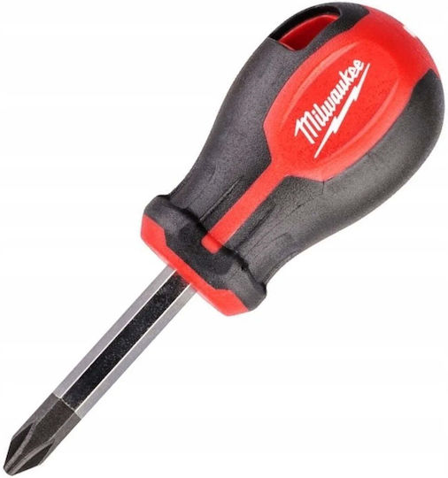 Milwaukee Magnetic Stubby Phillips Screwdriver PH2x45mm Trilobe
