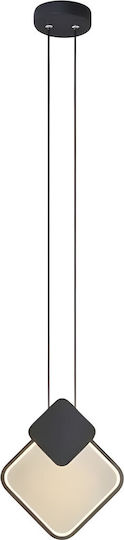 Home Lighting Κρεμαστό Φωτιστικό Μαύρο LED με Ρυθμιζόμενο Λευκό Φως 30x77x100εκ.
