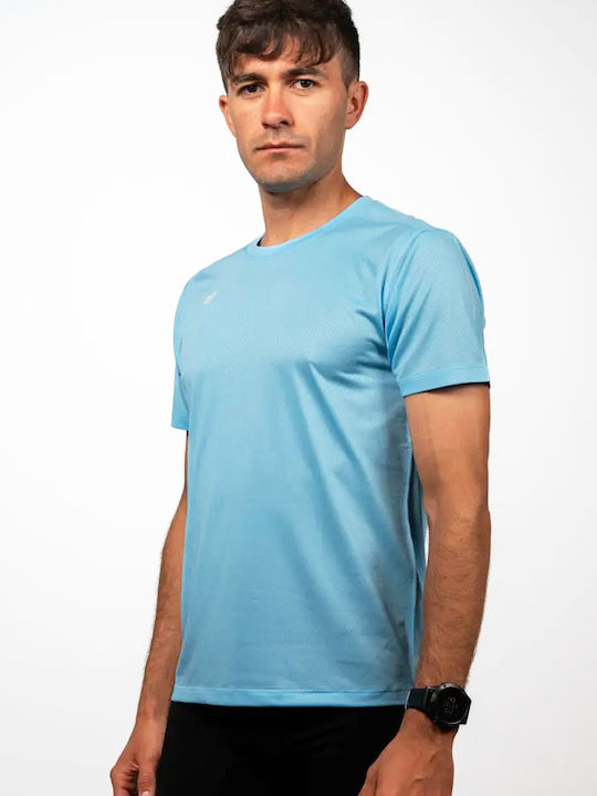 Sportliches T-Shirt Raw Hellblau