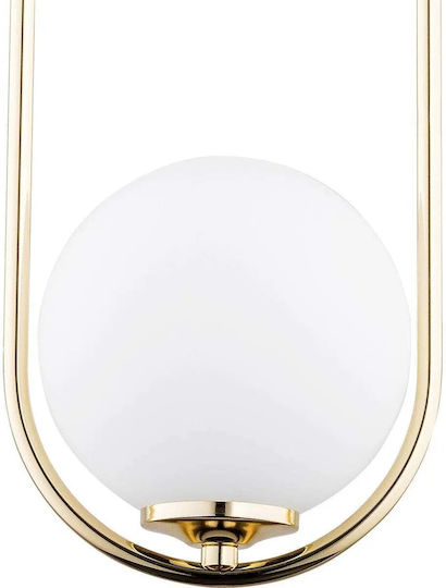 Alfa Pendant Light White with Socket E14, E.14 18.5cm