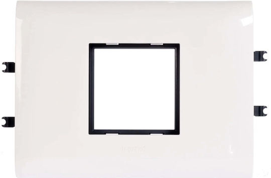 Legrand Mosaic Kanalbauteil Unterstützungsbasis für 2 Elemente mit Abdeckung 85mm 010992
