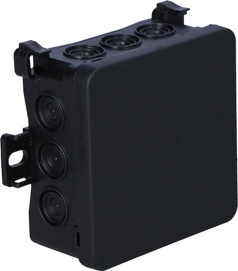 Simet Wanddose 85x40x85mm Integrierte Selbstverriegelnde Dose Serie Fastbox&hook Schwarz Ip54 Ns6 35346107