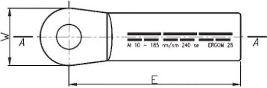 Ergom Ακροδέκτης Καλωδίου E12KA-01010101600