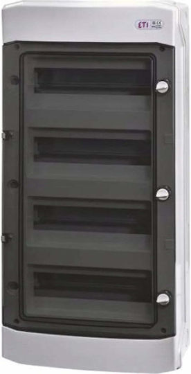 ETI Floor Waterproof 12-Elements Fuse Box with 4 Rows
