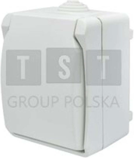 Duwi Einzeln Steckdose Wasserdicht mit Deckel Türkis