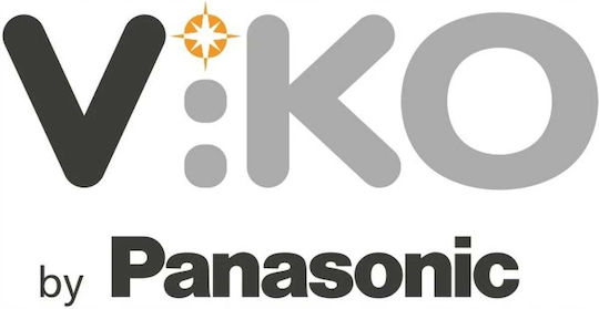 Panasonic Μονή Πρίζα Ρεύματος με Καπάκι Λευκή