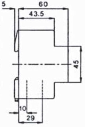 ETI Schienenumschalter 230V 25A