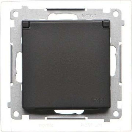 Kontakt-Simon Power Socket Black 1pcs