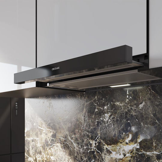 Bolero Flux TLM 603500 Συρόμενος Απορροφητήρας 60cm Μαύρος