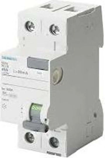 Siemens Ρεле за фаза Изтичане на земя 25Спецификация Двуполюсно с Напрежение 230V