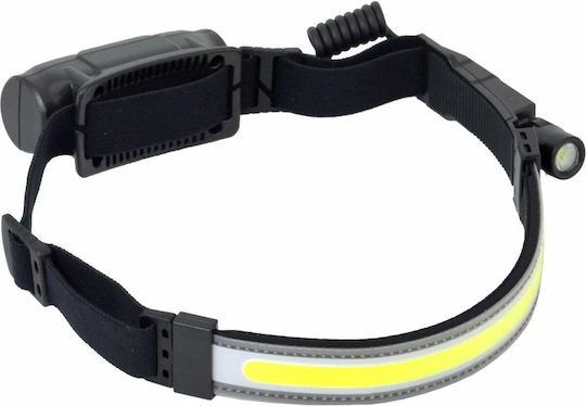 AWTools Rechargeable Headlamp LED IP54 with Maximum Brightness 200lm