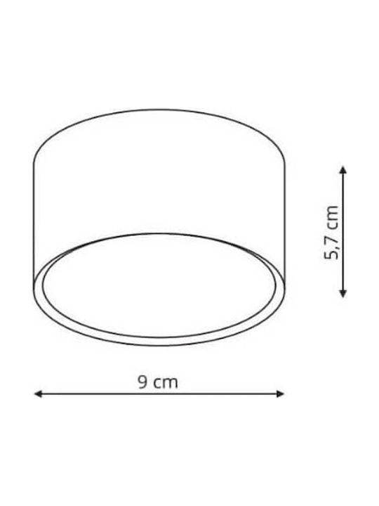 Light Prestige Ceiling Bathroom Light White with Integrated LED