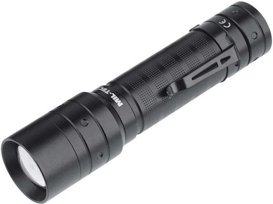Mil-Tec Презареждащ се Φακός LED Waterproof IPX4 με Μέγιστη Φωτεινότητα 1000лм