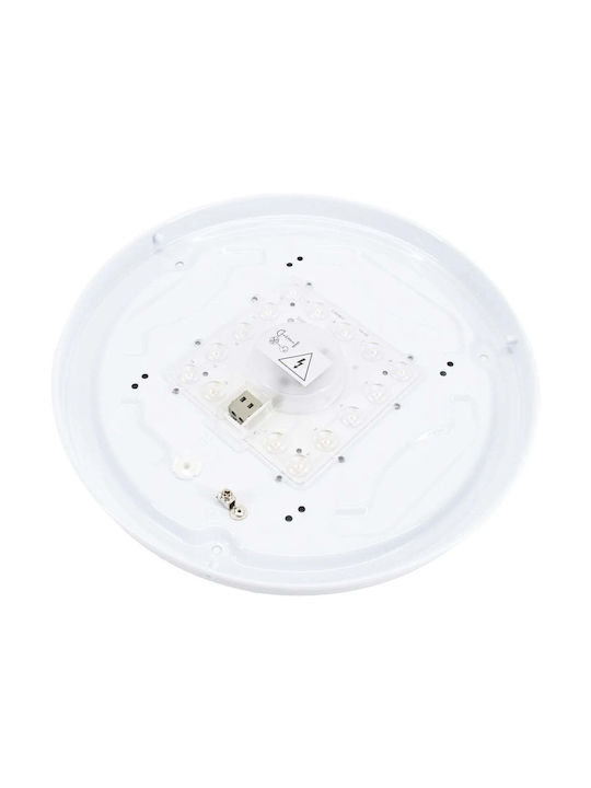 Bemko Plafonieră de Tavan 26cm Albă cu LED Integrat