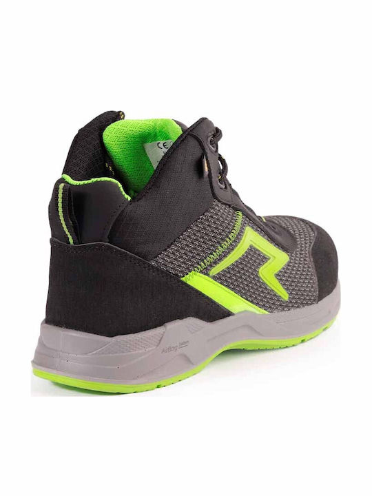Talan AirFlex Αδιάβροχο Μποτάκι Ασφαλείας Γκρι S3 με Πιστοποίηση A, P, E, ESD, FO,SRC