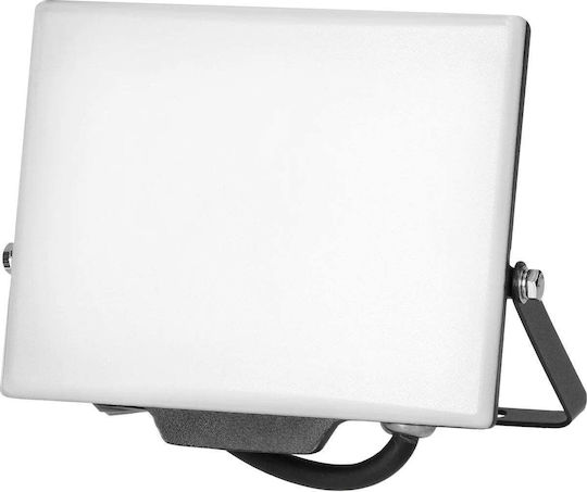 Orno Στεγανός Προβολέας LED 30W Φυσικό Λευκό 4000K IP65