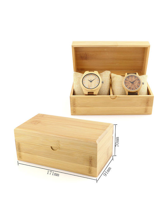 Wooden Case Daponte 2 Watches