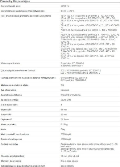 Schneider Electric Întrerupător Automat Diferential 10A Bipolar CA/CC A9F07210