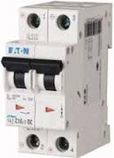 Eaton Автоматичен предпазител 25A Двуполюсен Постоянен ток 279142