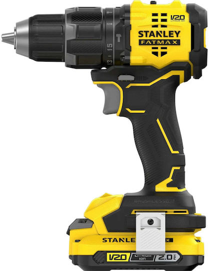 Stanley Fatmax® V20 Ударен Двигател За Бормашина На Батерия Безчетков 18V 2x2Ah