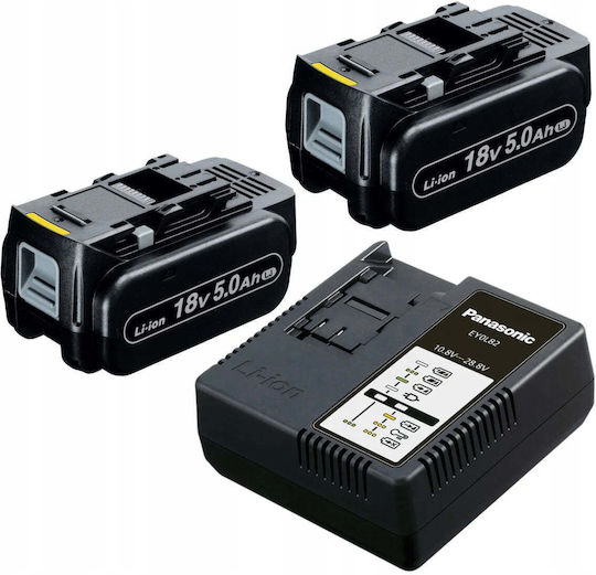 Panasonic EY74A3 Battery Drill Driver 18V 2x5Ah