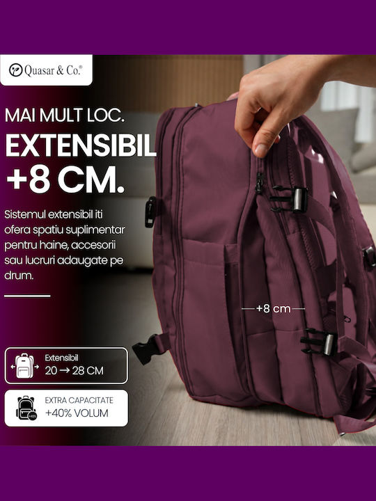 Quasar Rucsac Impermeabil Burgundy