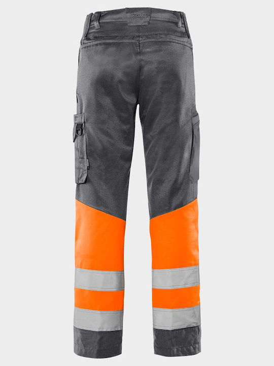 Fristads Reflektierend Arbeitshose Gray