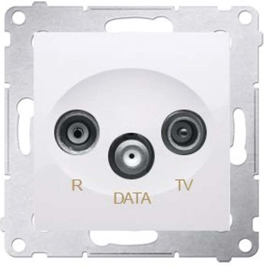 Kontakt-simon ТВ Антена Контакт R-tv-data Бял Dad.01/11