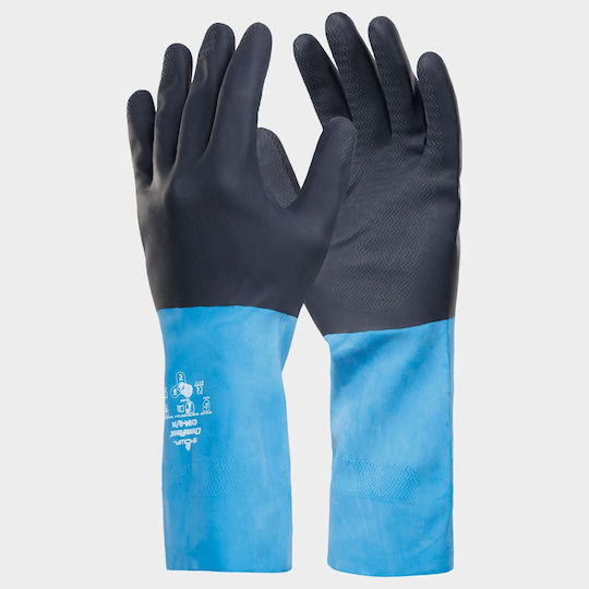 Showa Mănuși de Lucru Albastru Latex/Neopren 1buc