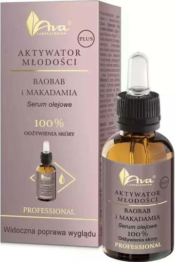 Ava Laboratorium Youth Activator PLUS 10% Niacynamide & Snow Algae Ser Cu Ulei Pentru Față 30ml