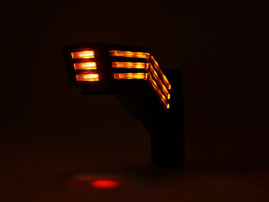 Led Dreifaches Seitenvolumenleuchte Typ Horn Kurze Funktion Blitz 12v24v Was Rechts