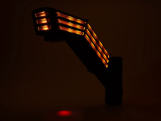 Led Triplu Lumina Laterală De Gabarit Tip Corn Lung Funcție Semnalizare 12v24v Was Stângă