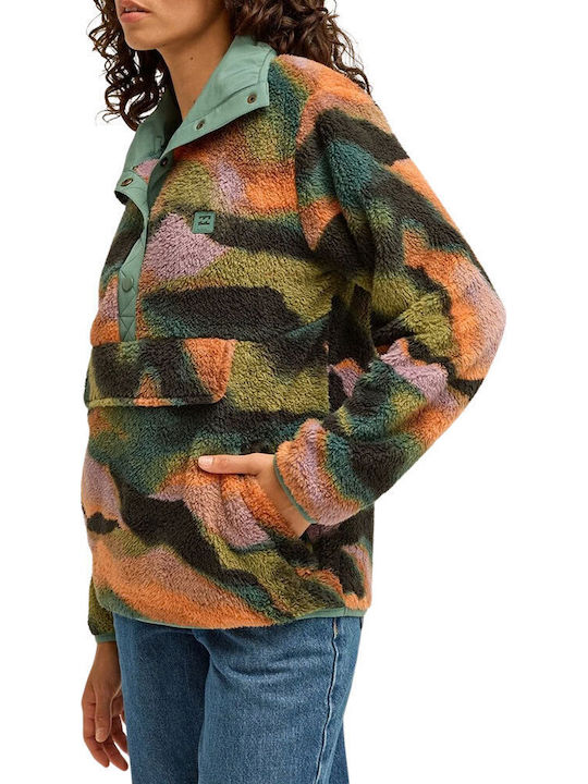 Switchback Damenpullover mit Reißverschluss Black Multi