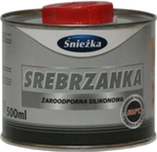 Śnieżka Srebrzanka Silicone Paint Metal Heat-resistant 0.2l