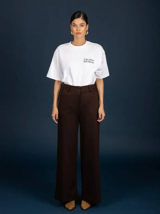Women's Blouse White 132-51621-White-001