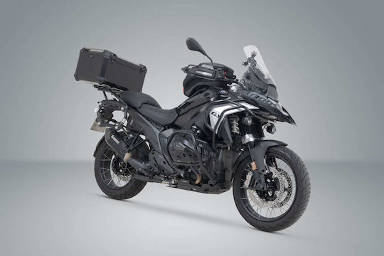 SW-Motech Trax Adv Motorrad-Topcase Aluminium 65lt Schwarze