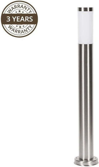 Domoletti Floor Lamp with E27 Bulb Holder Silver Domoletti Floor Lamp with E27 Bulb Holder Silver