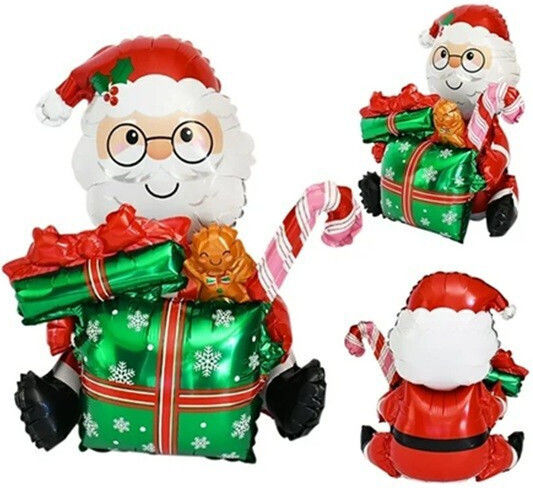 Flippy Weihnachtsballon Folie Jumbo Mehrfarbig 102cm