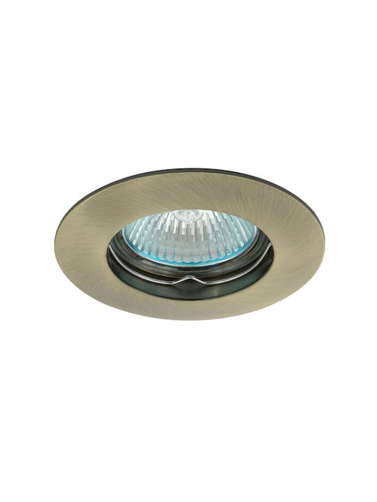 Kanlux Metallisch Rahmen für Spots GX5.3 Bronze 8.5x8.5cm. 1Stück