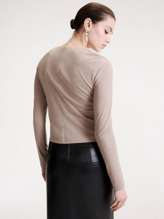 Γυναικεία Μπλούζα Turtledove / Μπεζ