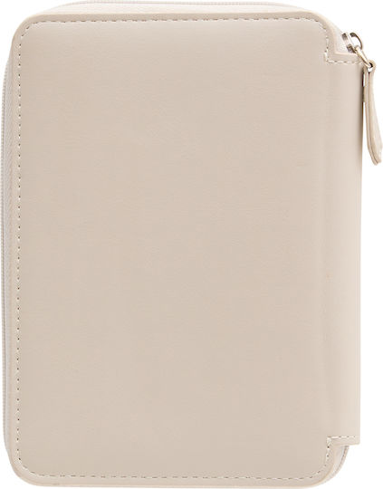 Passport Case & Luggage Tag Set 2 Pcs F-v Mellia 213602 Beige