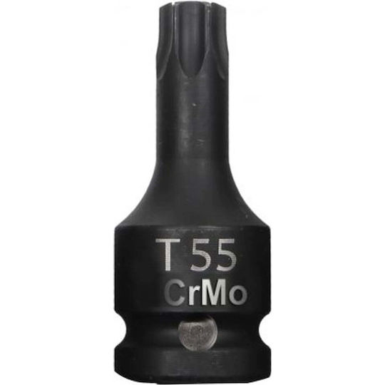 Proline Cheie tubulară Pneumatic - Pneumatic cu Vârf Torx și Patrat de Prindere 1/2'' Dimensiune T45x60mm 1buc